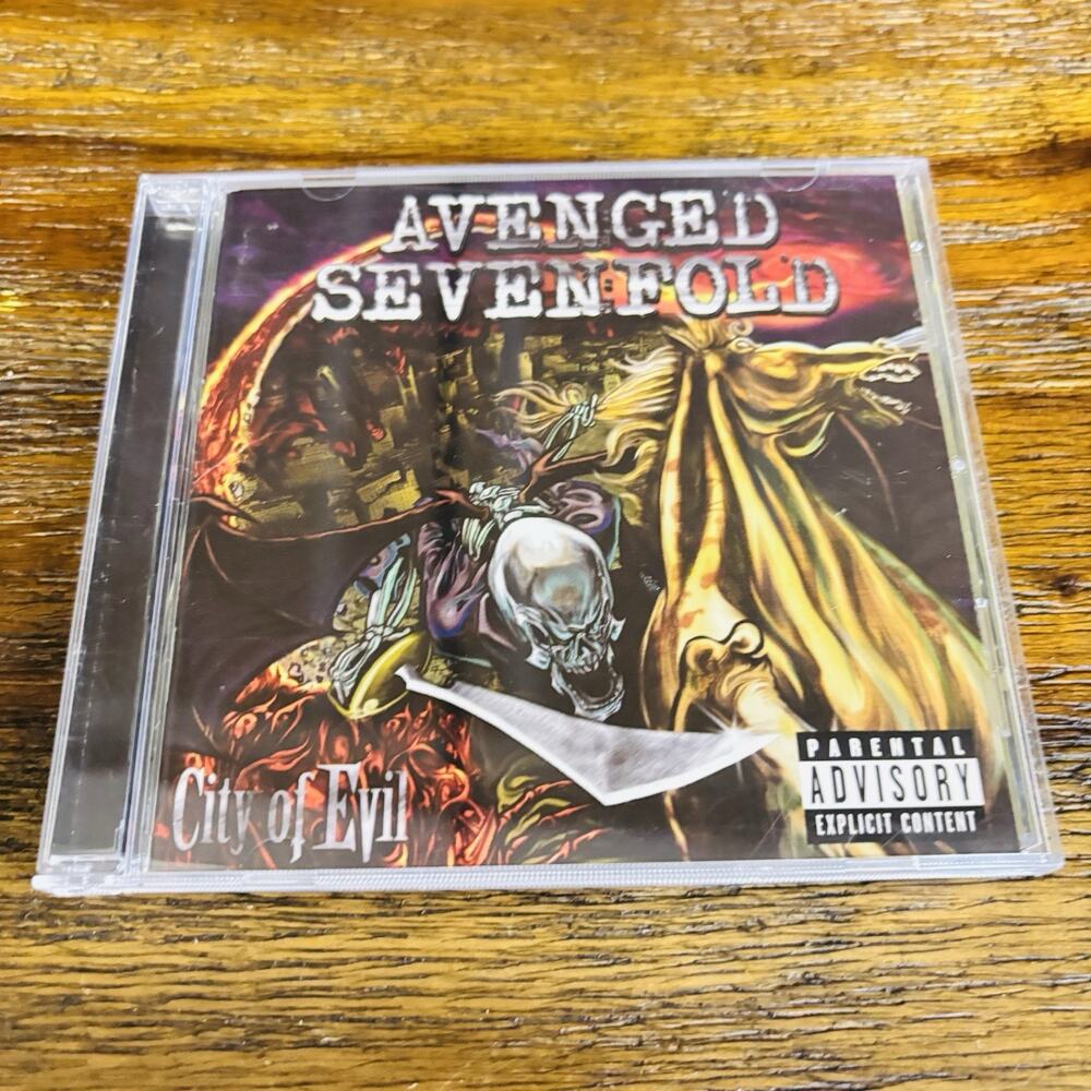 Avenged Sevenfold CD – City of Evil (2005) – Rock Metal – Parental Advisory VG
